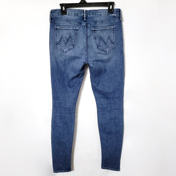 Mother Women The Looker Skinny Jeans Sz 29 Groovin High Rise Medium Wash Stretch - Picture 5 of 15